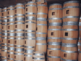 barriques de vinaigre